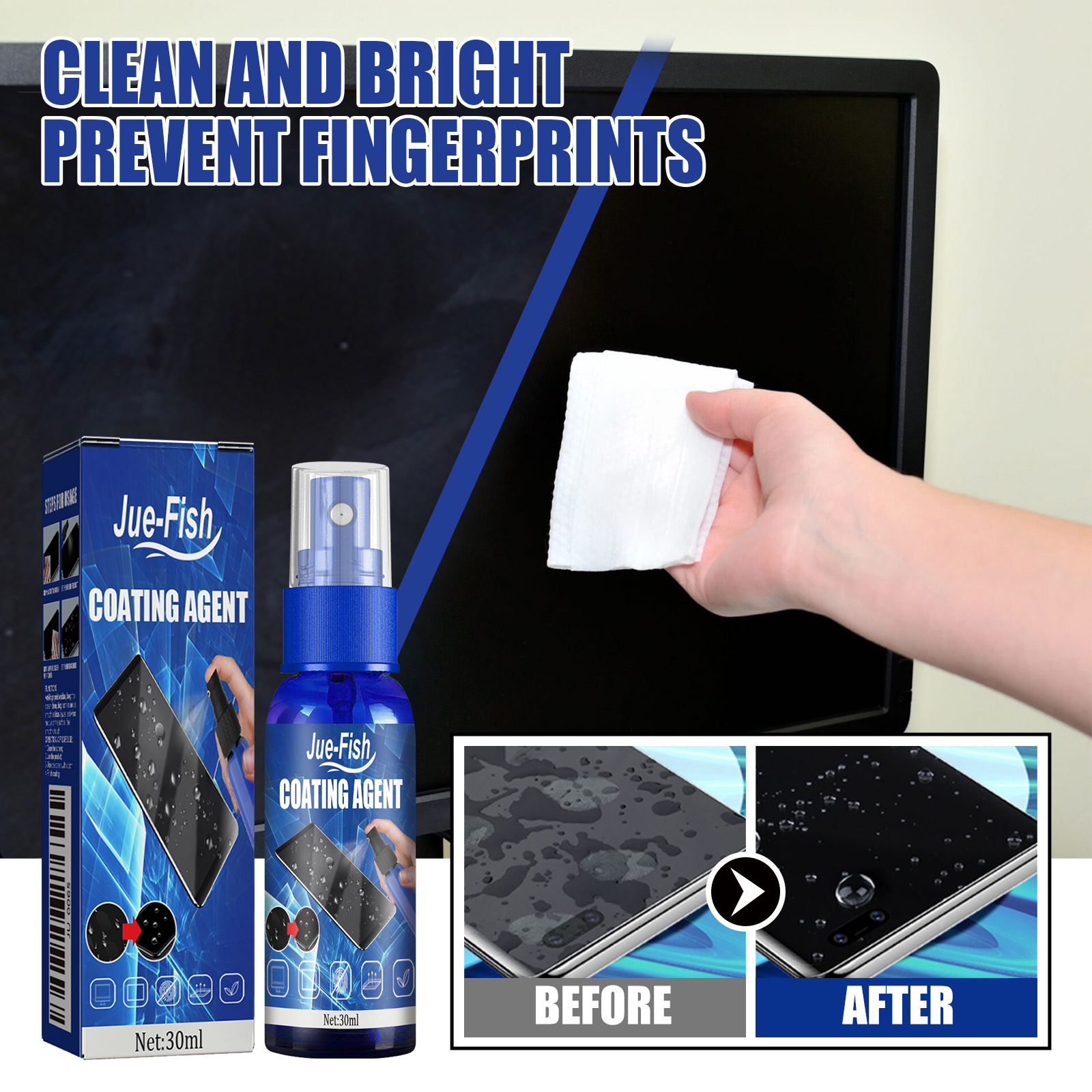 Screen Coating Agent, Smartpho - Oleophobic Coating Spray recension och pris