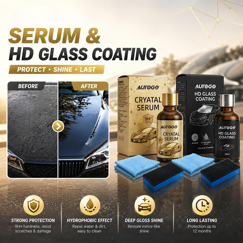 Car Ceramic Coating Kit HD Gla - Glass Protector Auto recension och pris