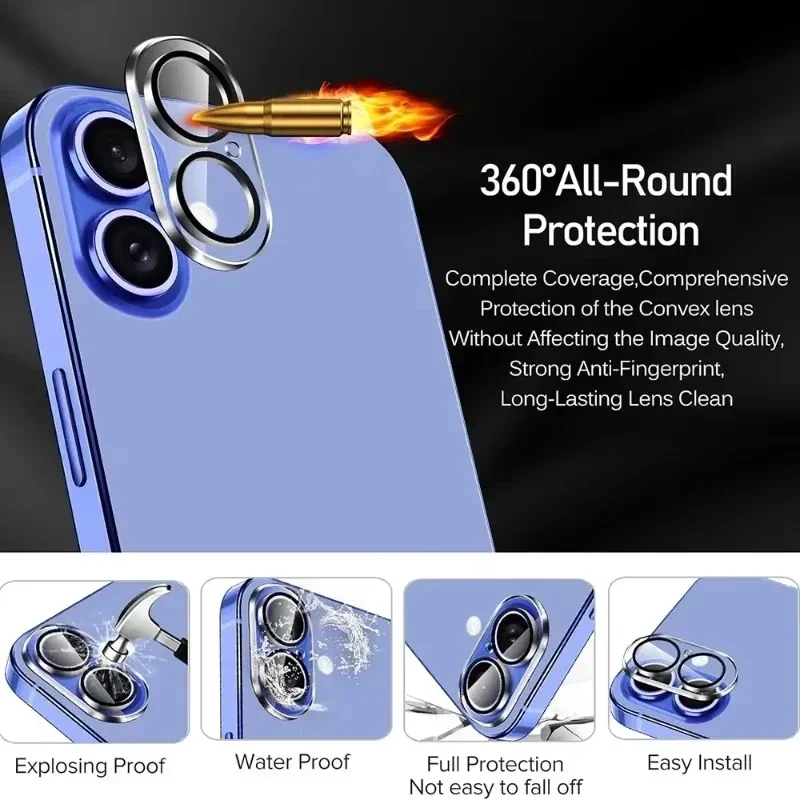 3PCS Tempered Glass Back Camer - Camera Lens Protector recension och pris