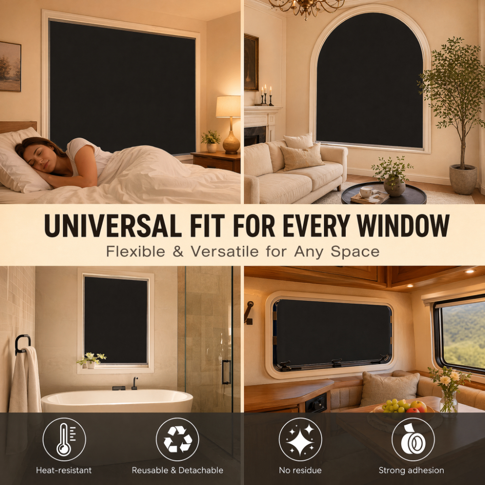 100% Blackout Curtain Darkest  - Privacy Screen Protector recension och pris