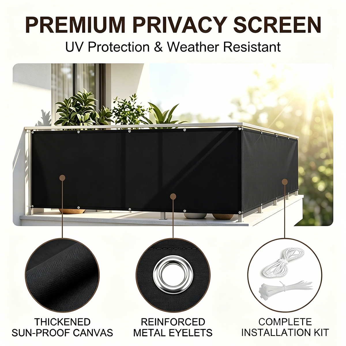 Opaque Privacy Fence, Waterpro - Privacy Screen Protector recension och pris